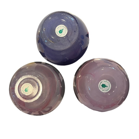 PartyLite Indulgence Votive Candle Holders in Pink and Purple, Set of 3 - Picture 5 of 5